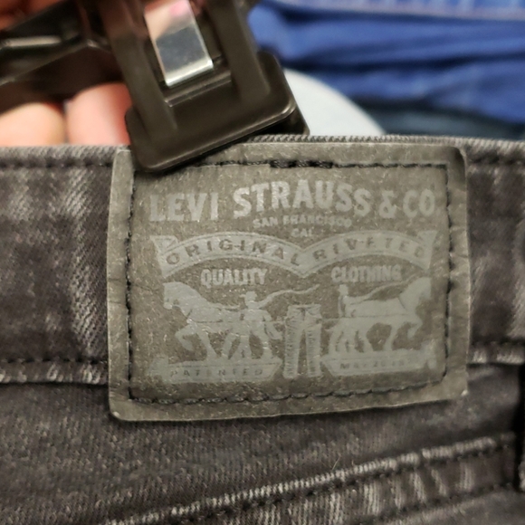 Jeans Black skinny Levi's 711 - Picture 6 of 8